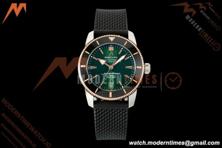 Breitling - Superocean Heritage B20 Automatic 42mm SS/RG/RU Green BLF A2824