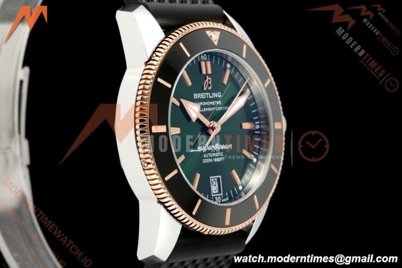 Breitling - Superocean Heritage B20 Automatic 42mm SS/RG/RU Green BLF A2824 | 브라이틀링 - 슈퍼오션 헤리티지 B20 오토매틱 42mm SS/RG/RU 그린 BLF A2824