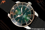 Breitling - Superocean Heritage B20 Automatic 42mm SS/RG/RU Green BLF A2824 | 브라이틀링 - 슈퍼오션 헤리티지 B20 오토매틱 42mm SS/RG/RU 그린 BLF A2824