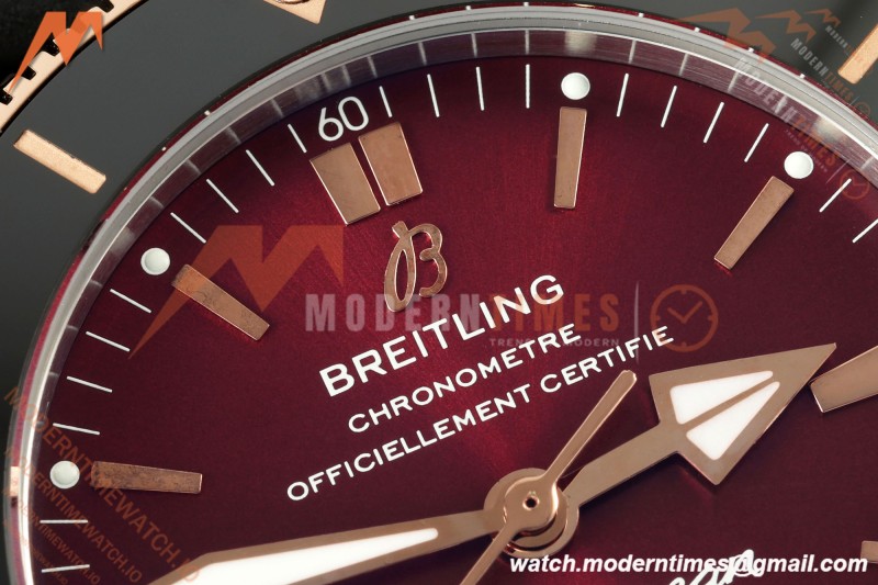 Breitling - Superocean Heritage B20 Automatic 42mm SS/RG/RU Red BLF A2824