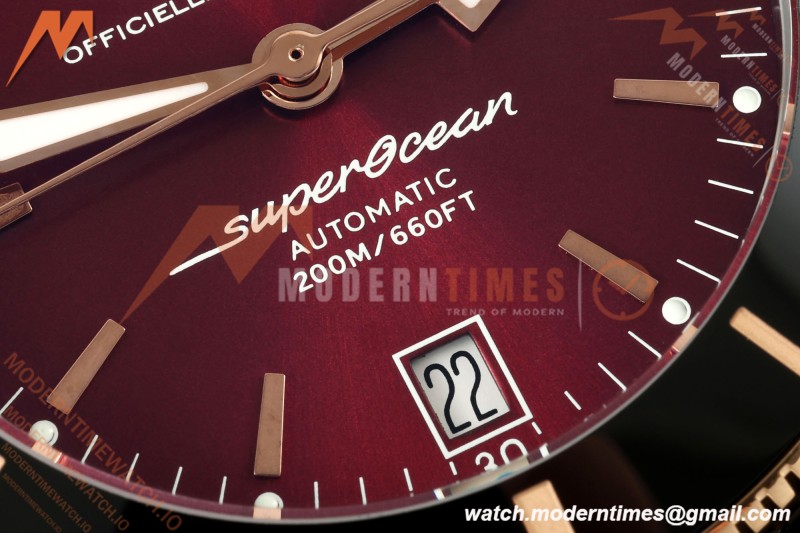Breitling - Superocean Heritage B20 Automatic 42mm SS/RG/RU Red BLF A2824
