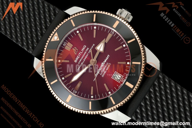 Breitling - Superocean Heritage B20 Automatic 42mm SS/RG/RU Red BLF A2824