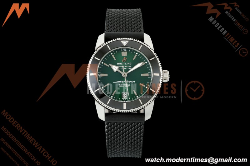 Breitling - Superocean Heritage B20 Automatic 42mm SS/RU Green BLF A2824 | 브라이틀링 - 슈퍼오션 헤리티지 B20 오토매틱 42mm SS/RU 그린 BLF A2824