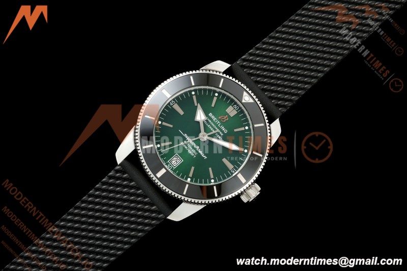Breitling - Superocean Heritage B20 Automatic 42mm SS/RU Green BLF A2824 | 브라이틀링 - 슈퍼오션 헤리티지 B20 오토매틱 42mm SS/RU 그린 BLF A2824
