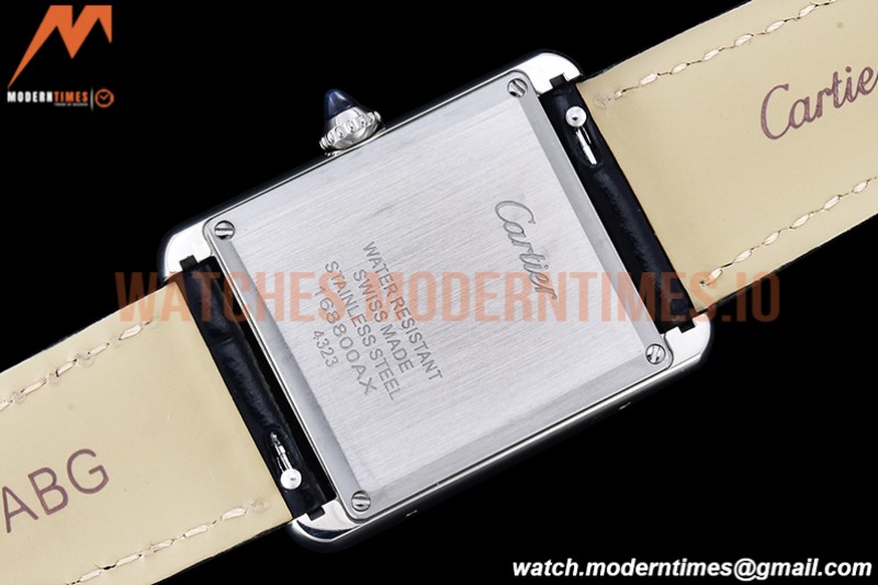 Cartier - Cartier Tank Must SS/LE Black Swiss Qtz DRF