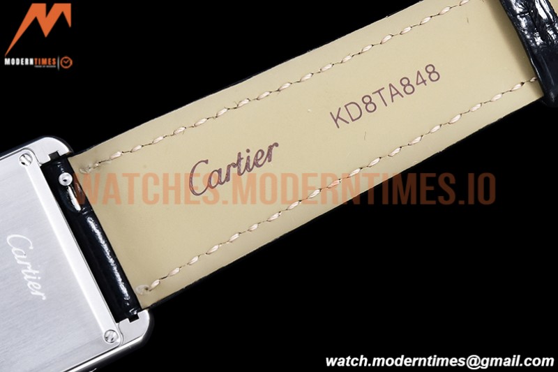 Cartier - Cartier Tank Must SS/LE Black Swiss Qtz DRF