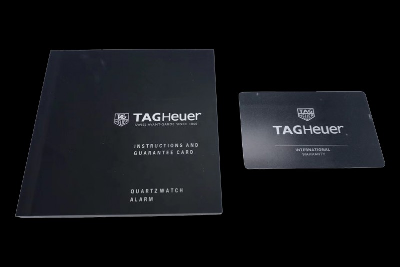 Tag Heuer - Black Leather Watch Box Set Top 1:1 Quality Full Set of Booklet and Card