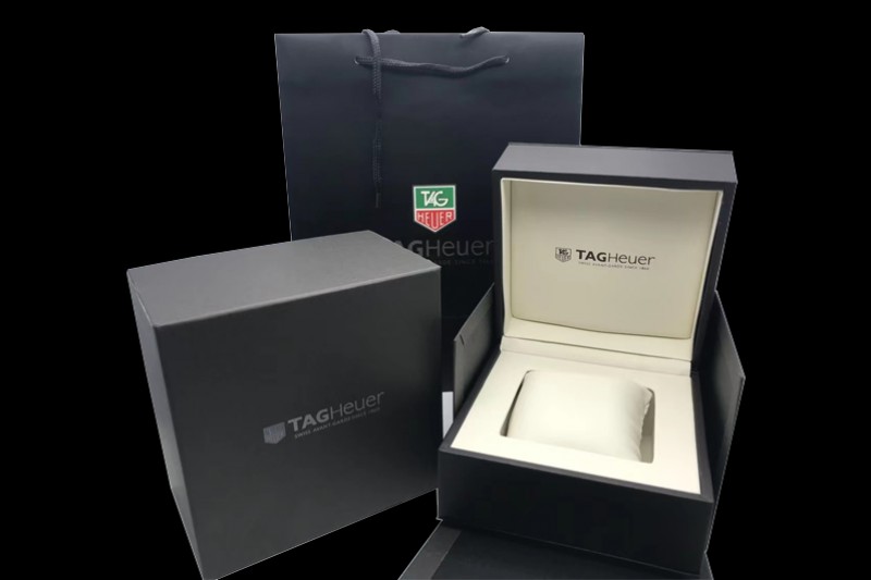 Tag Heuer - Black Leather Watch Box Set Top 1:1 Quality Full Set of Booklet and Card