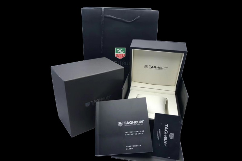 Tag Heuer - Black Leather Watch Box Set Top 1:1 Quality Full Set of Booklet and Card