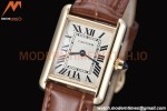 Cartier - Cartier Tank Louis Cartier Ladies YG/LE Silver AF Swiss Qtz