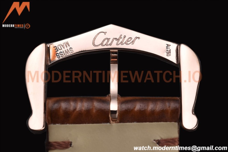 Cartier - Cartier Tank Louis Cartier Large Size RG/LE Silver AF Swiss Qtz