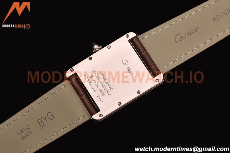 Cartier - Cartier Tank Louis Cartier Large Size RG/LE Silver AF Swiss Qtz