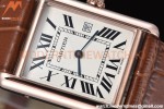 Cartier - Cartier Tank Louis Cartier Large Size RG/LE Silver AF Swiss Qtz