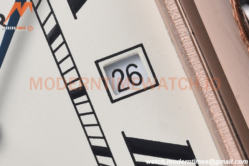 Cartier - Cartier Tank Louis Cartier Large Size RG/LE Silver AF Swiss Qtz