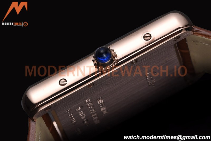 Cartier - Cartier Tank Louis Cartier Large Size RG/LE Silver AF Swiss Qtz