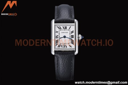 Cartier - Cartier Tank Must Cartier Ladies SS/LE White AF Swiss Qtz