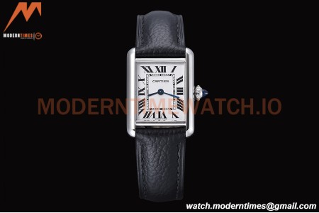 Cartier - Cartier Tank Must Cartier Ladies SS/LE White AF Swiss Qtz