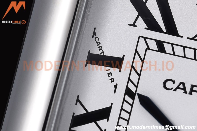 Cartier - Cartier Tank Must Cartier Ladies SS/LE White AF Swiss Qtz