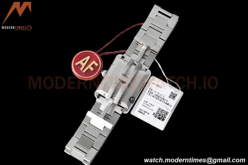 Cartier - Cartier Tank Solo XL Automatic SS/SS White AF A2892