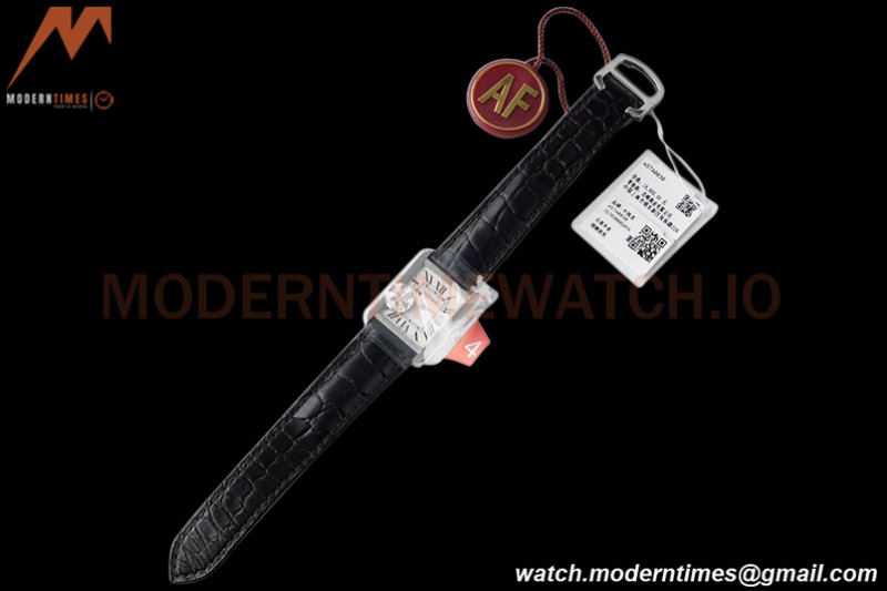Cartier - Cartier Tank Solo Ladies Small Size SS/LE White AF Swiss Qtz