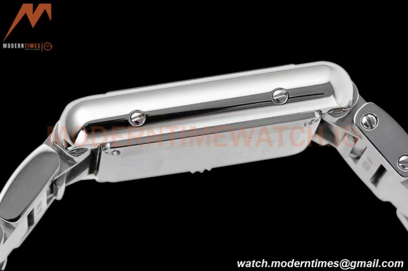 Cartier - Tank Must De Cartier 316F SS/SS White AF Swiss Quartz