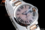 Cartier - Ballon Bleu De Cartier 33mm Automatic SS/RG Pink Mop AF NH05