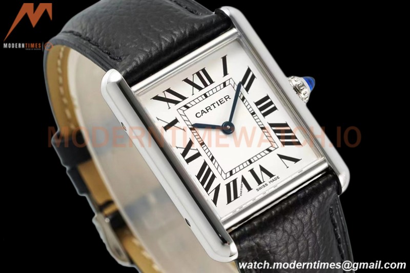 Cartier - Cartier Tank Must Cartier Medium SS/LE White AF Swiss Qtz