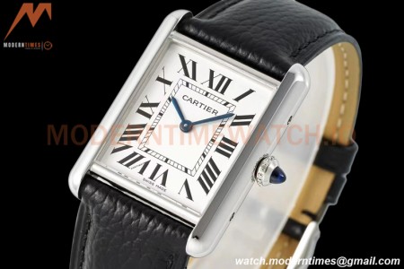 Cartier - Cartier Tank Must Cartier Medium SS/LE White AF Swiss Qtz