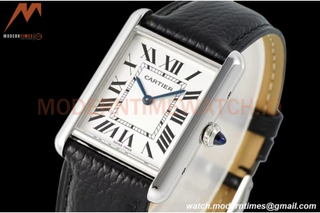 Cartier - Cartier Tank Must Cartier Medium SS/LE White AF Swiss Qtz