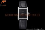 Cartier - Tank Must De Cartier Medium SS/LE Black DRF Swiss Qtz