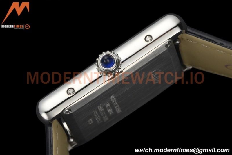 Cartier - Tank Must De Cartier Medium SS/LE Black DRF Swiss Qtz