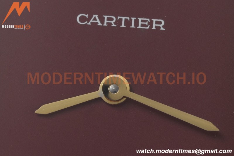 Cartier - Tank Must De Cartier Medium YG/LE Red DRF Swiss Qtz