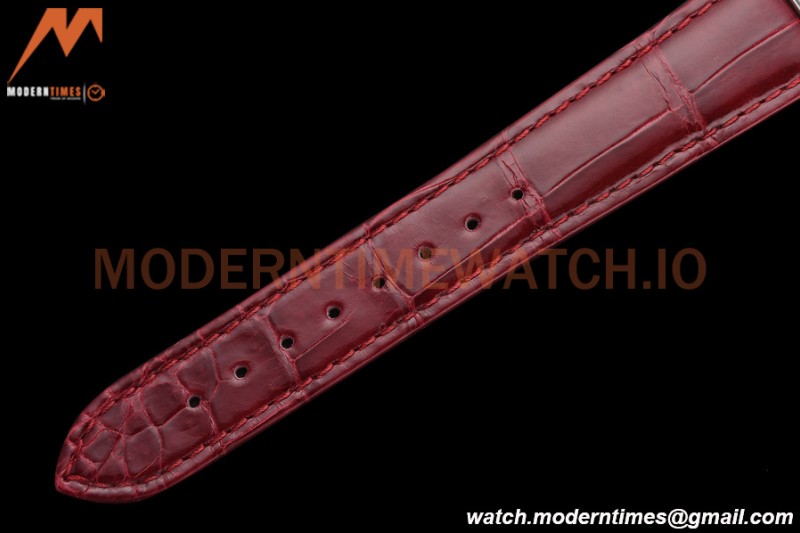Cartier - Tank Must De Cartier Medium SS/LE Red DRF Swiss Qtz