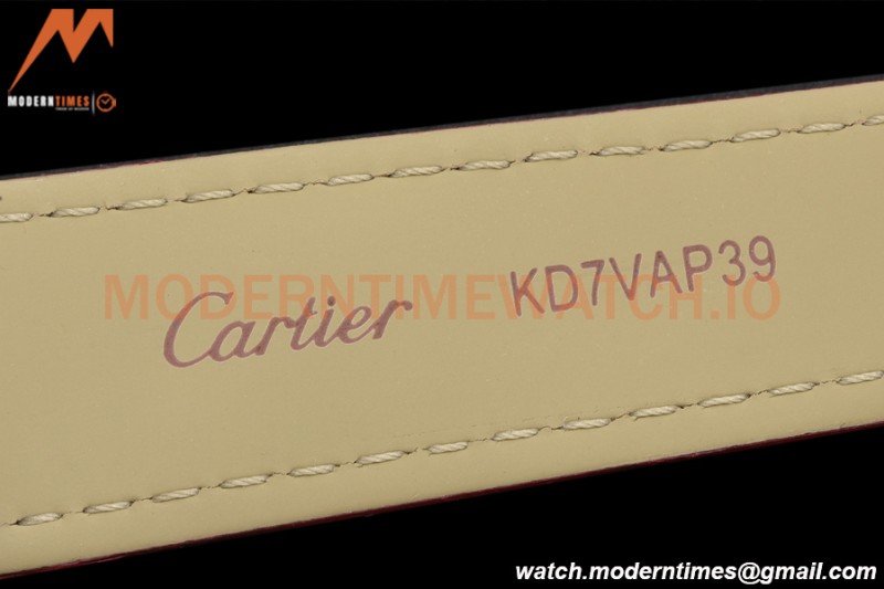 Cartier - Tank Must De Cartier Medium SS/LE Red DRF Swiss Qtz