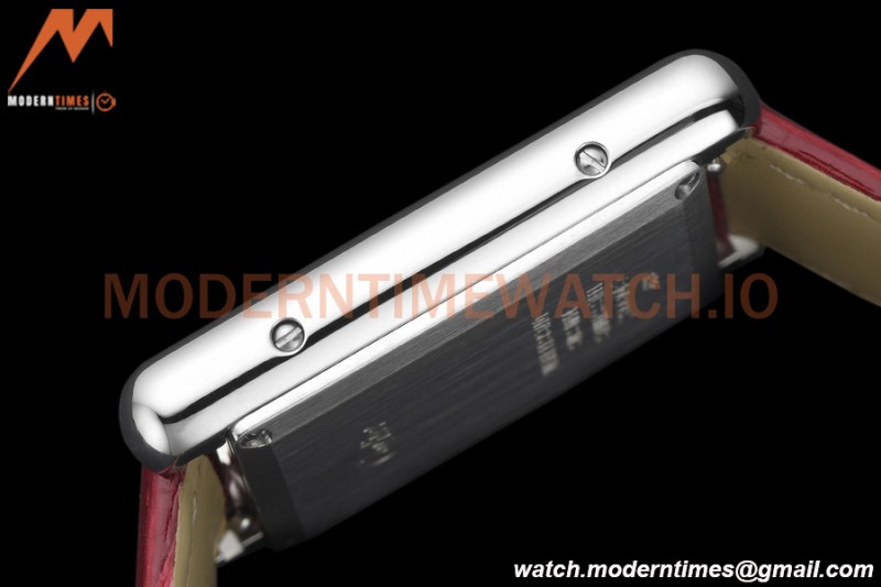 Cartier - Tank Must De Cartier Medium SS/LE Red DRF Swiss Qtz