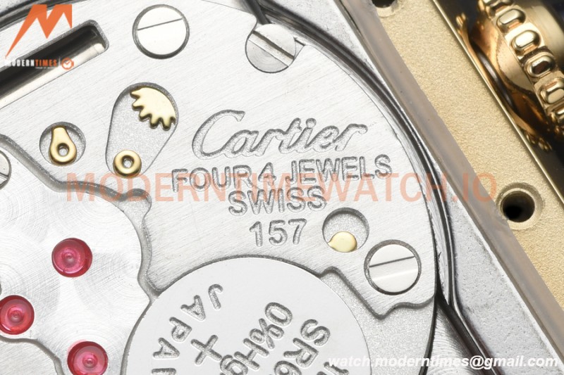 Cartier - Tank Must De Cartier Medium YG/LE Black DRF Swiss Qtz