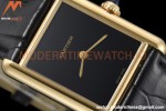 Cartier - Tank Must De Cartier Medium YG/LE Black DRF Swiss Qtz