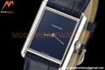 Cartier - Tank Must De Cartier Medium SS/LE Blue DRF Swiss Qtz