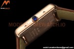 Cartier - Tank Louis Ladies 22mm RG/LE White AF Swiss Qtz