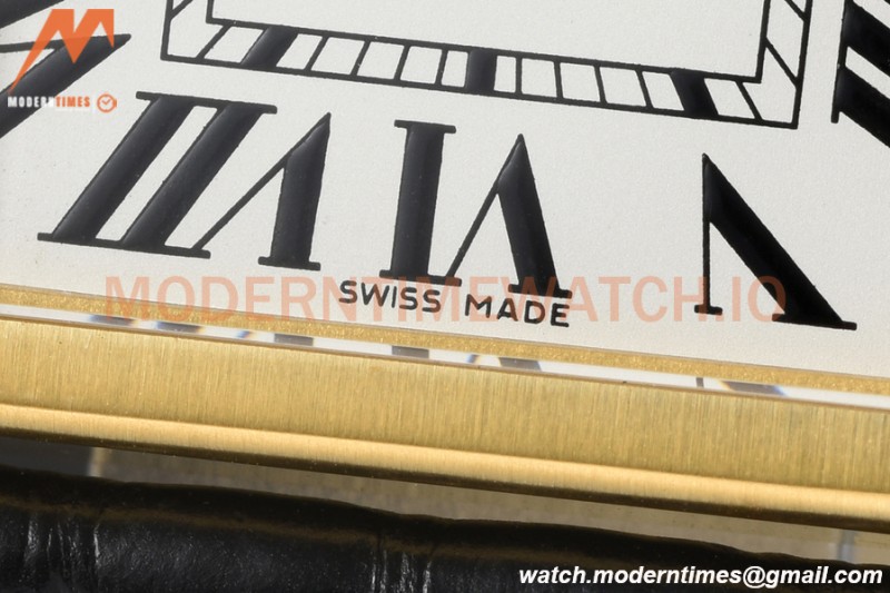 Cartier - Tank Solo Midsize 24.4mm YG/LE White AF Swiss Qtz