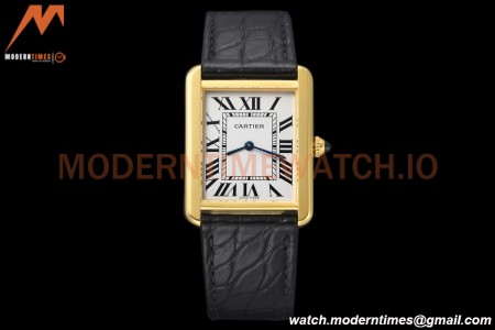 Cartier - Tank Solo Large Size 27mm YG/LE White AF Swiss Qtz