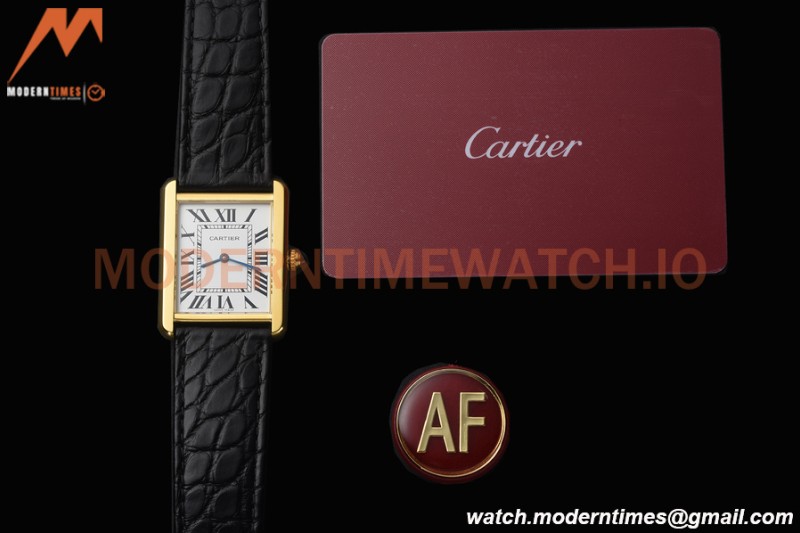 Cartier - Tank Solo Large Size 27mm YG/LE White AF Swiss Qtz