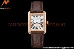 Cartier - Tank Solo Midsize 24.4mm RG/LE White DRF Swiss Qtz