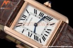 Cartier - Tank Solo Midsize 24.4mm RG/LE White DRF Swiss Qtz