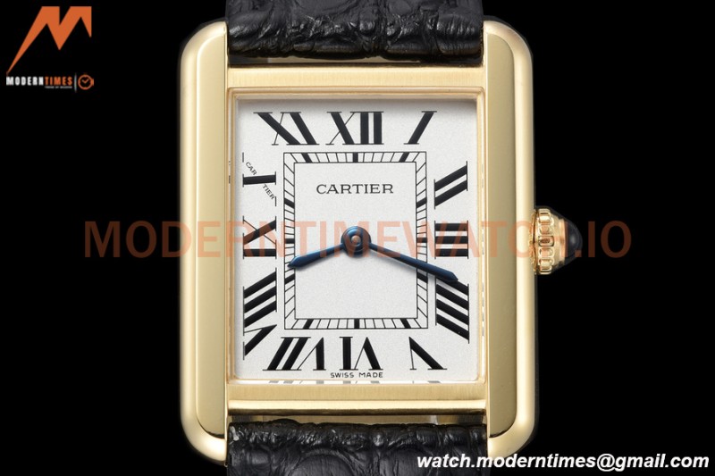 Cartier - Tank Solo Midsize 24.4mm YG/LE White DRF Swiss Qtz