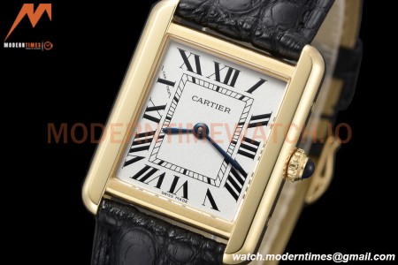 Cartier - Tank Solo Midsize 24.4mm YG/LE White DRF Swiss Qtz
