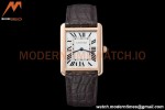 Cartier - Tank Solo Midsize 27.4mm RG/LE White DRF Swiss Qtz