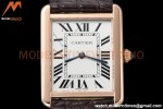 Cartier - Tank Solo Midsize 27.4mm RG/LE White DRF Swiss Qtz