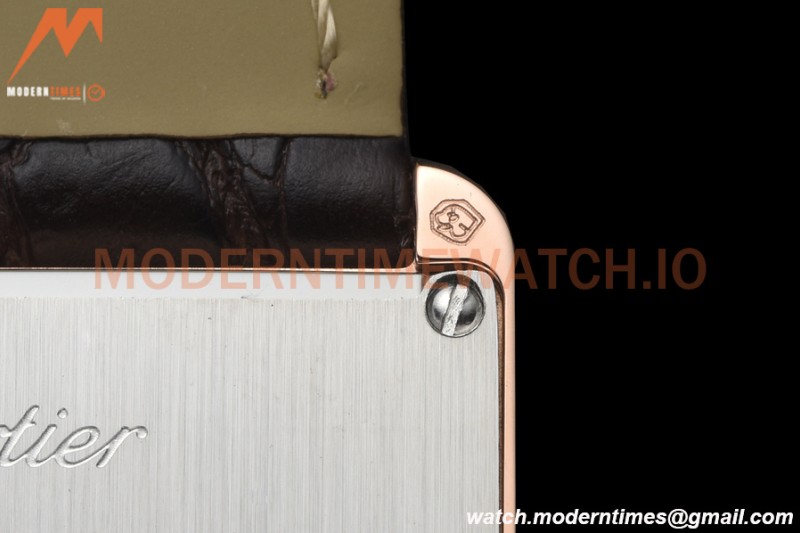 Cartier - Tank Solo Midsize 27.4mm RG/LE White DRF Swiss Qtz