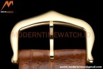 Cartier - Tank Louis Cartier 25.5mm YG/LE White DRF Swiss Qtz